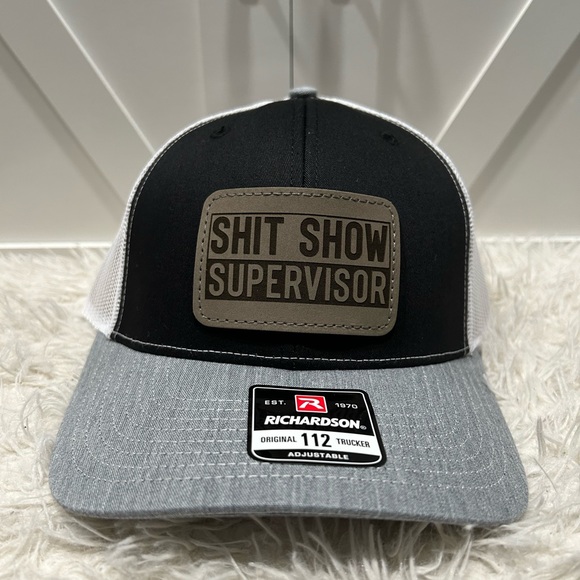 Trucker SnapBack Richardson 112 Hat. Supervisor - Picture 2 of 2